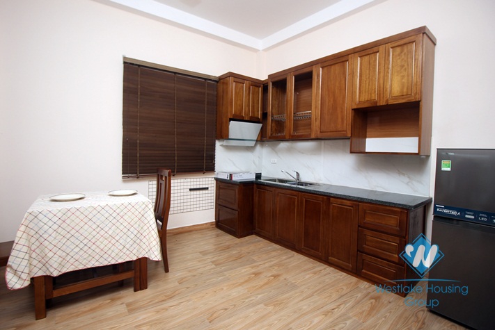 A newly serviced apartment for rent in Hoang Hoa Tham, Ba dinh
